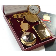 Dart Flights Cigarette Lighter Pocket Watch & Keyring Dart Flights Cigarette Lighter Pocket Watch & Keyring